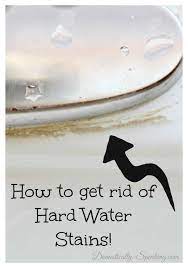 Don't pour hot water hot water might be useful to get plastic cups unstuck but for removing candle wax, it's a big no. Easy Way To Remove Hard Water Stains Domestically Speaking