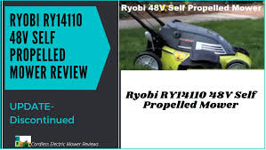 Check out our gold standard, best electric lawn mower reviews for may. Ryobi Ry14110 48v Self Propelled Mower Review Ryobi Ry14110 Lawn Mower Cordless Electric Lawn Mower Reviews