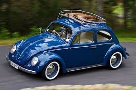 Image result for Dark Blue 1949 Beetle