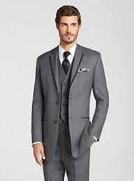 Black By Vera Wang Gray Satin Edged Notch Lapel Grey Tuxedo Mens Wedding Attire Grey Prom Dress