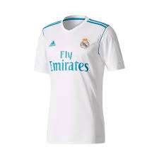 We have the largest selection of real. Jersey Adidas Real Madrid Home Lfp 2017 2018 White Vivid Teal Futbol Emotion