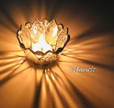 ステンドグラス リーフのキャンドルホルダーno 015 キャンドルホルダー キャンドル ステンドグラス