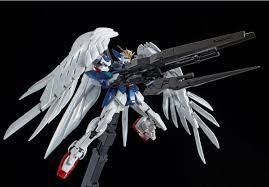 The wing gundam zero includes the drei zwerg, the powerful beam rifle weapon, and features a titanium finish. Rg 1 144 Wing Gundam Zero Custom Ew With Drei Zwerg Titanium Finish Premium Bandai