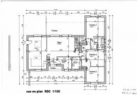Plan De La Partie Maison Uniquement Sans Le Studio Et Le Garage Idee Plan Maison Plan Maison Maison Toit Plat