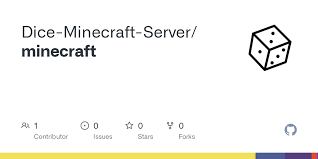 Consider minecraft official solved solution: Github Dice Minecraft Server Minecraft