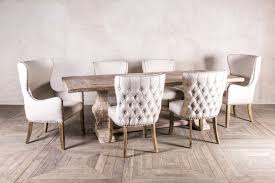 Easyfashion button tufted upholstered parsons dining chairs, set of 2, beige French Style Upholstered Dining Chairs Peppermill Interiors