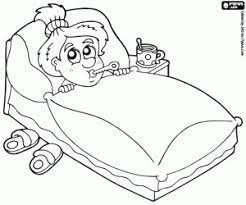 You can choose up to 3 colors. A Sick Person From Flu In Bed Coloring Page Printable Game