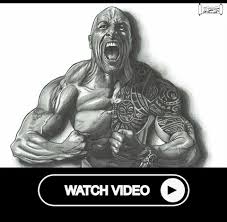 Dwayne The Rock Johnson A Dredfunn Mechanical Pencil Portrait The Rock Dwayne Johnson Dwayne The Rock Rock Johnson