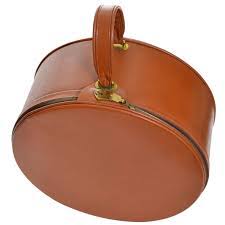 Vintage Mark Cross Brown Leather Bag Suitcase Hat Box Travel Case 1stdibs Com Vintage Travel Accessories Vintage Leather Travel Bag Brown Leather Bag