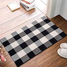 We have 11 images about black and white kitchen rugs including images, pictures, photos, wallpapers, and more. Cotton Buffalo Plaid Rugs Black And White Checkered Rug Welcome Door Mat 17 7 X27 5 Rug For Kitchen Carpet Bathroom Outdoor Porch Laundry Living Room Braided Throw Mat Washable Woven Buffalo Check Walmart Com