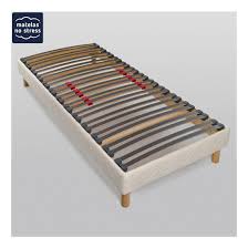 Sommier 1 personne à lattes ouvertes bultex. Sommier 90x190 Haut De Gamme Finition Bio