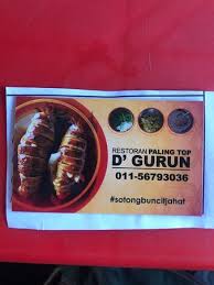 Gurun gurun gg are a czech quartet made up of jára tarnovski, ondřej ježek, tomáš knoflíček and federsel. Sotong Yang Banyak Picture Of Restoran Top D Gurun Tripadvisor