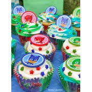 Birthday Cake Rice Krispie Treats Walmart Food Pj Mask Cupcakes Pj Masks Birthday Cake Pj Masks Birthday Party Boys