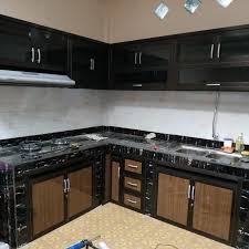 Lemari dapur aluminium gantung ini sangat elegan dengan teksturnya yang mengkilap. Kitchen Set Aluminium Palembang Dapur Bengkulu