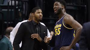You don't go fishing with the man who's smashing your future wife if you know about it. Paul George And Roy Hibbert Said Goodbye With Haircuts In Hibbert S Man Cave Fox Sports