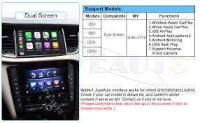 Here's what you need to know about carplay. Amazon Com Joyeauto Wireless Apple Carplay For Infiniti 8inch Dual Screen 2015 2019 Q50 Q60 Q50l Qx50 Android Auto Car Electronics
