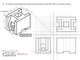 Engineering Drawing Tutorials Orthographic Drawing Solution T 6 7 Youtube Drawing Tutorial Orthographic Drawing Paper Engineering