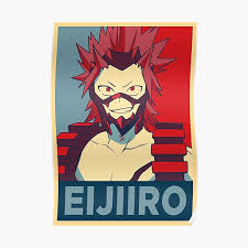 His fingers carve through solid cement. Kirishima Posters Redbubble