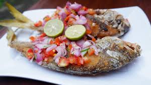 • bumbu dasar kuning • garam • pencelup: Kakap Ekor Kuning Goreng Ikan Kakap Bumbu Kuning Lezat Praktis Resep Resepkoki