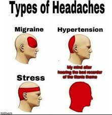Types Of Headaches Meme Imgflip