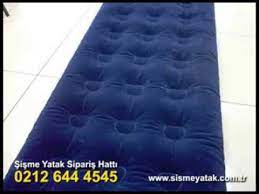 tek kisilik sisme yatak el pompali 0212 644 45 45 youtube