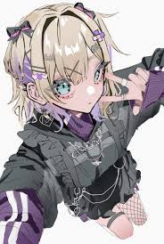 kmgrru, iris black games, vspo!, kurumi noah, cardigan - Anime R34