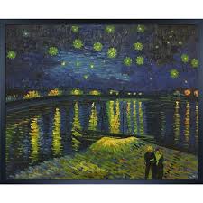 However, though he had published a few collections under a. Ù„ÙˆØ­Ø© Ø²ÙŠØªÙŠØ© Ù…Ø¤Ø·Ø±Ø© Overstockart Starry Night Over The Rhone Ù…Ù† Vincent Van Gogh Amazon Ae
