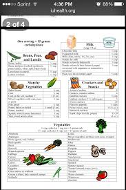 Carb Count Counting Carbs Carb Counter Low Carb Food List