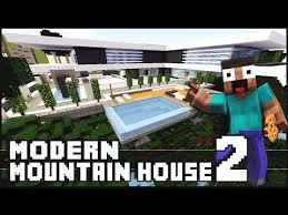 Modern Mountain House Showcased By Keralis Minecraft Project Mountain House Minecraft Minecraft Projects