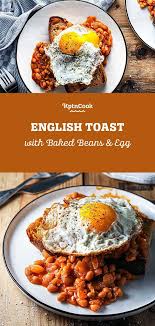 English Toast With Baked Beans Egg Recipe In 2020 Baked Beans Full Meal Recipes Breakfast Recipes Easy