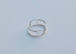 Paper Clip Ring Fun Ring Art Jewelry Statement Ring Etsy Rings Cool Diy Paper Rings Paper Clip