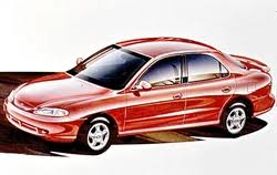Image result for Cardinal Red 1999 Elantra