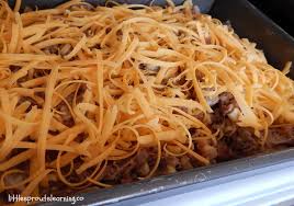 Arrange meat, vegetables and noodles in layers in a casserole dish, with noodles on top. How To Cook 1 Pork Roast To Make 5 Meals