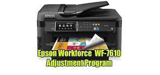 Epson Workforce Wf 7610 Adjustment Program Epson Inkjet Printer Adjustable