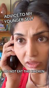 What advice would you give to your younger self ☎️🍗🦠 #comedyreels  #funnyvideo #timetravel #foodpoisoning