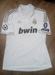 Authentic home and away jerseys are lightweight and offer enhanced wind resistance with their slim construction. Real Madrid Home Football Shirt 2011 2012 Sponsored By Bwin