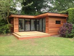 Maybe you would like to learn more about one of these? L Shape Contemporary Garden Room Outdoor Diy Projects Inexpensive And Easy Ways To Improve Your H In 2021 Contemporary Garden Rooms Summer House Garden Garden Cabins
