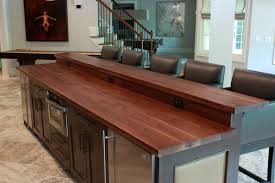 Mompou tapas wine bar and lounge. Wooden Kitchen Island Top Bar Top Modern Kuche Atlanta Von J Aaron Custom Wood Countertops
