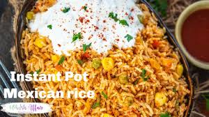 We love to serve the rice with a. Instant Pot Mexican Rice Recipe Youtube