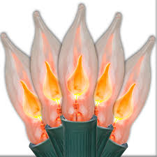 Get great deals on flicker flame tea lights. Halloween Lights C7 Clear Flicker Flame Commercial Halloween Lights
