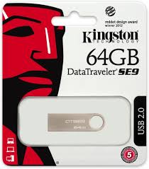 Kingston DataTraveler SE9 64 GB 2.0 USB Pendrive [DTSE9H/64GB] in Davangere  at ₹ 1,940