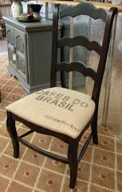 Reclaimed French Country Ladderback Ladder Back Accent Burlap Chair Mix N Match With Our Other Blac Kitchen Table Decor Dinning Room Chairs Ladder Back Chairs
