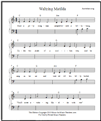 Making the experience affordable is the goal of every parent. Free Popular Sheet Music Waltzing Matilda For Beginner Piano Solo Or Duets
