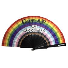 GAY AF ADDICTED HAND FAN