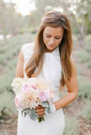 This wedding hairstyle for long hair is called waterfall braid is an interesting version of an ordinary down style. Beautiful Wedding Hairstyles For Straight Hair Sheer White Magazine