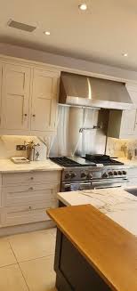 There are a large number of suppliers of kitchen units for diy installation and each one offers a range of styles, colours, method of construction and cost. Loxley In Frame Bespoke Shaker Light Grey Blue Kitchen Island Dekton Opera 20mm Worktops Sub Zero Wolf Appliances More