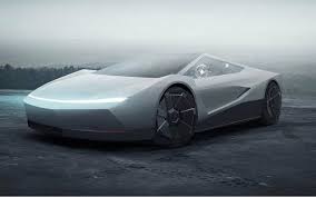 Clean interior layout and design. Tesla Roadster Re Imagined In Cybertruck Guise The Car Guide