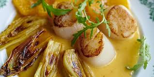 Noix De Saint Jacques Snackees Aux Chicons Beurre Blanc Aux Agrumes In 2020 Citrusvrucht Voorgerechten Witloof