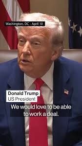 We're resetting the table." President Trump said his tariffs may cause  “transition problems” but expressed confidence in his plan, after the White  House clarified US tariffs