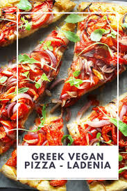 Mediterranean Vegan Olive Oil Flatbread 30 Days Of Greek Food Recipe Recipes Food Vegan Pizza
